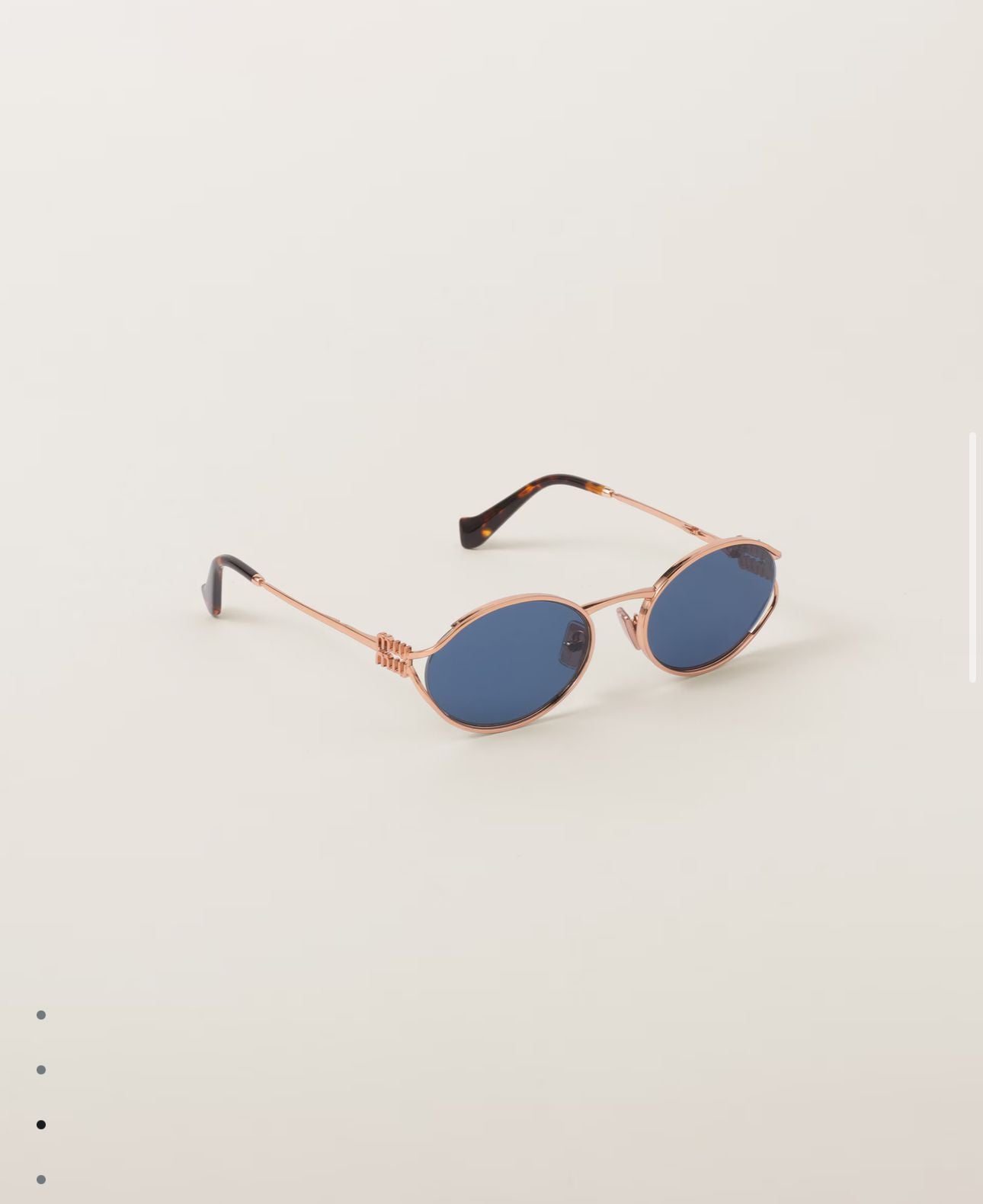 Black shade Miu miu metal frame glasses V4 ( Direct delivery)