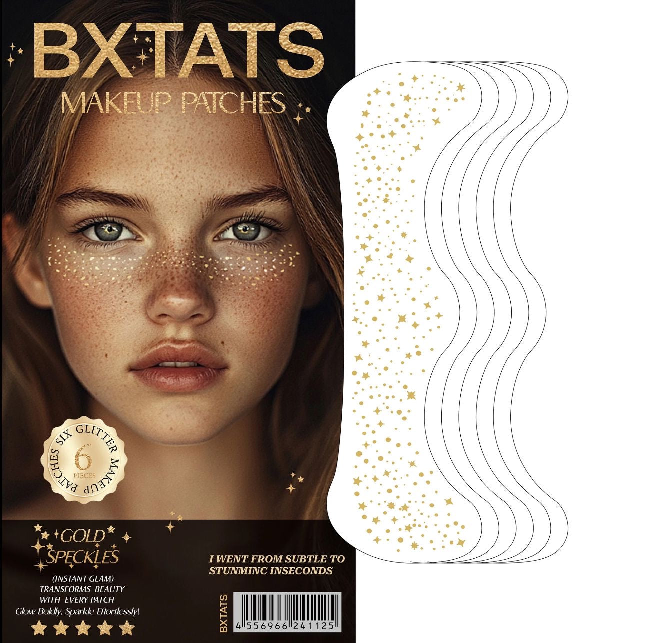 Freckles face makeup patches