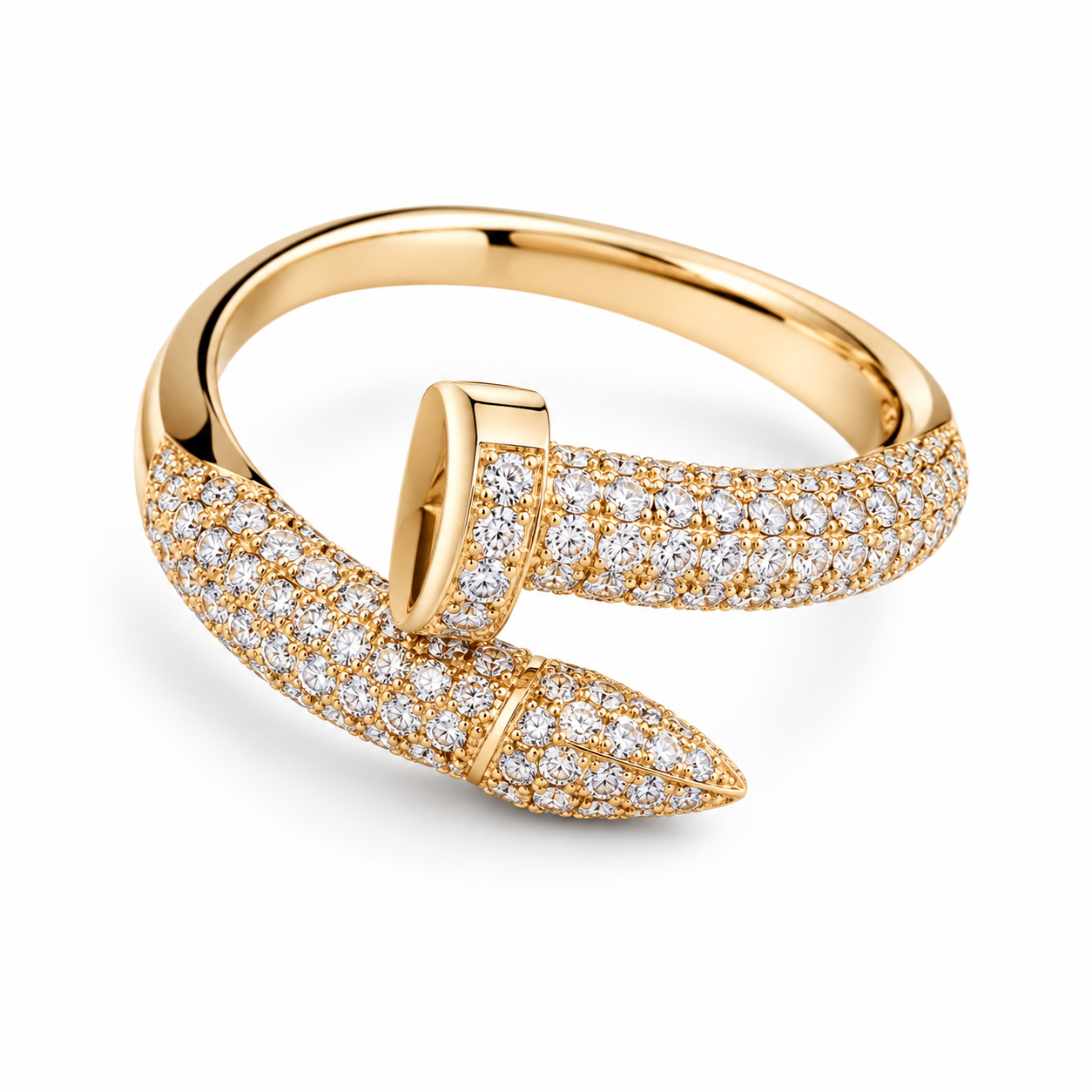 Cartier Studded Nail Ring
