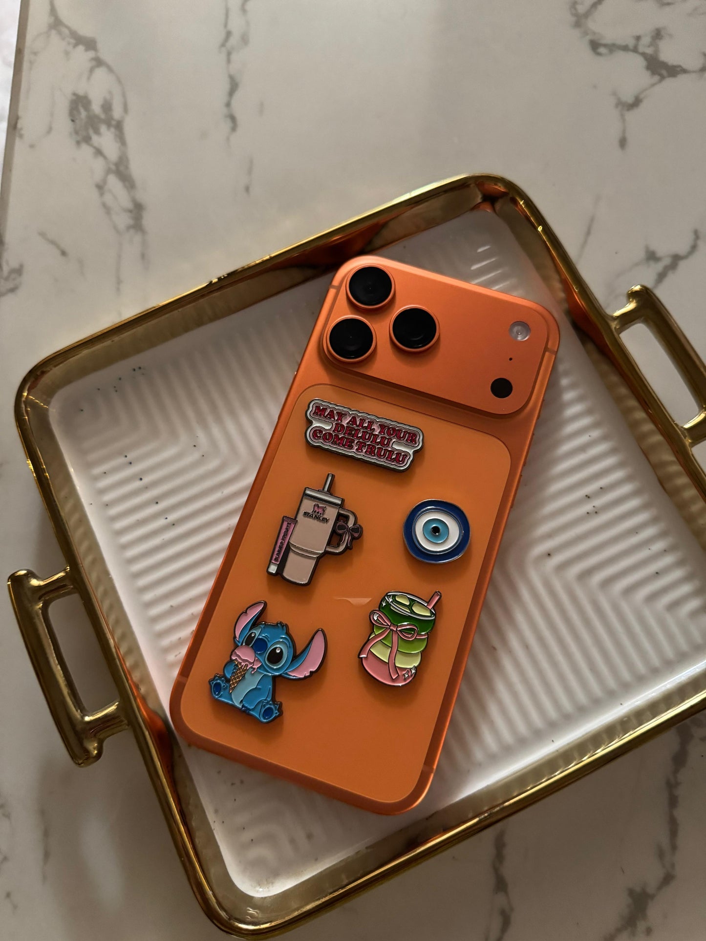 Phone sticker charm pack of 5 bundle 5