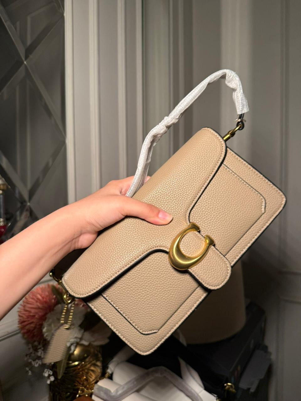 Dust TABBY COACH SHOULDER BAG (WITH BOX) (IMMEDIATE DELIVERY AVAILABLE) 26CM