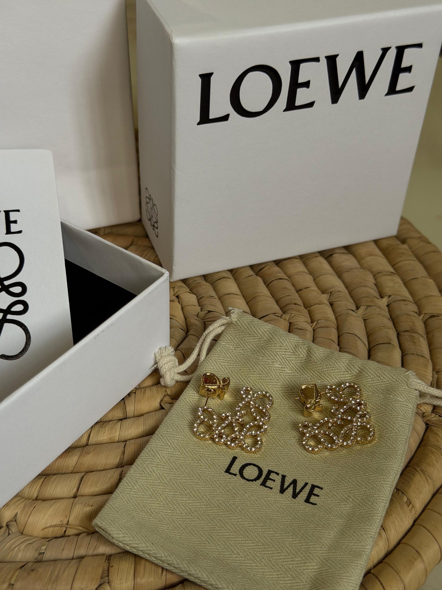 Loewe Earrings(with box & proper packaging)
