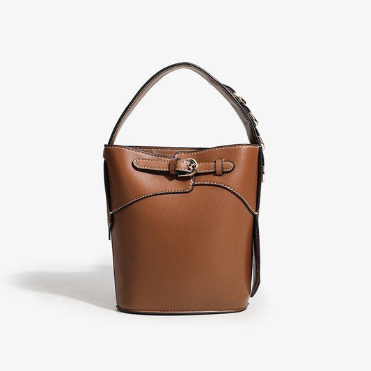 Brown Zara bucket bag with buckle (own manufactured)  (15 to 20 days )