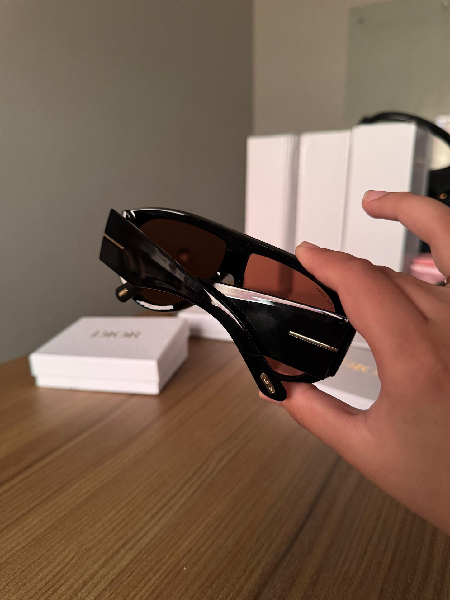 Tom Ford Ft1044 Black Sunglasses With Yellow Lenses