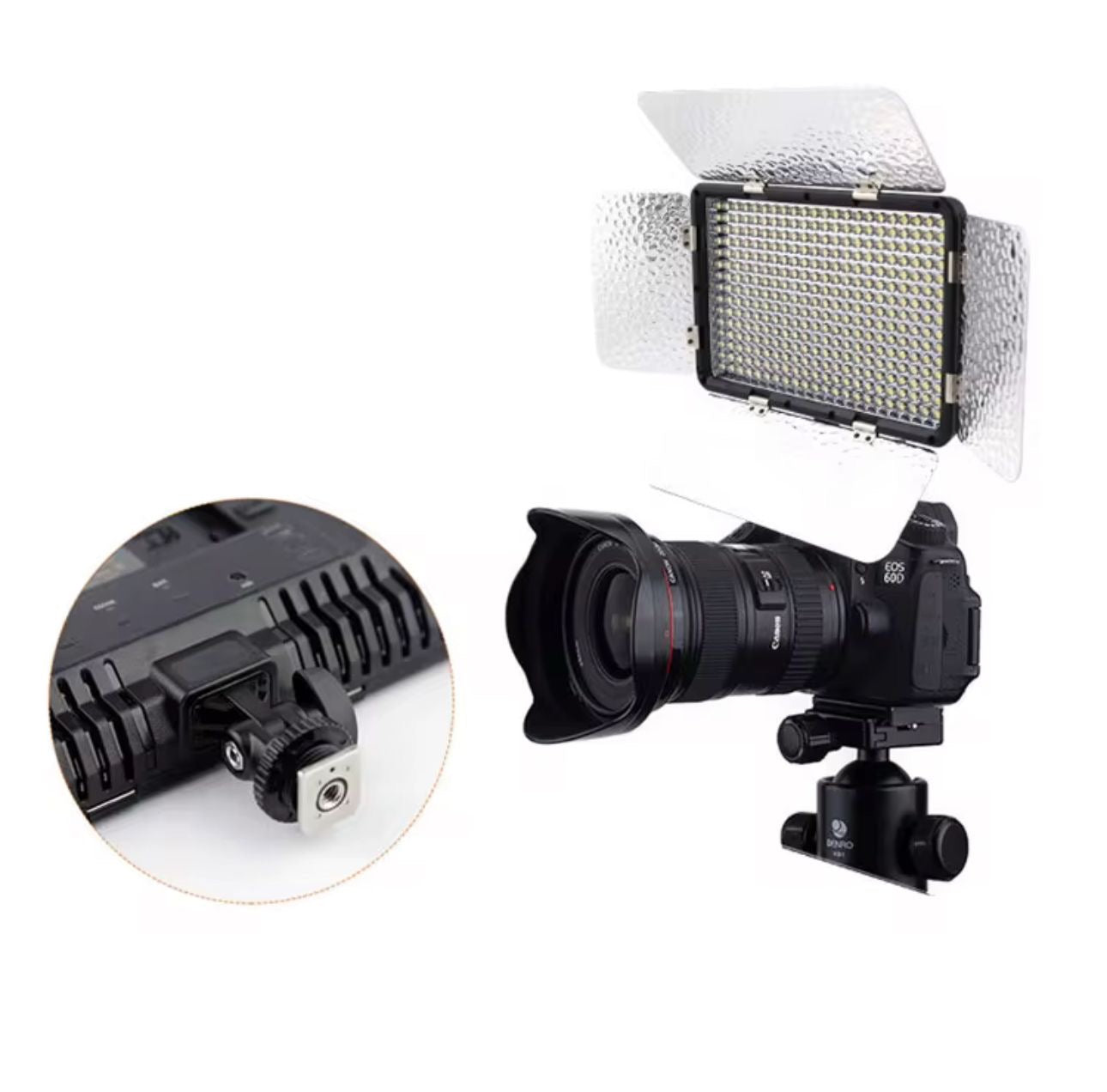 Camera photography big led light