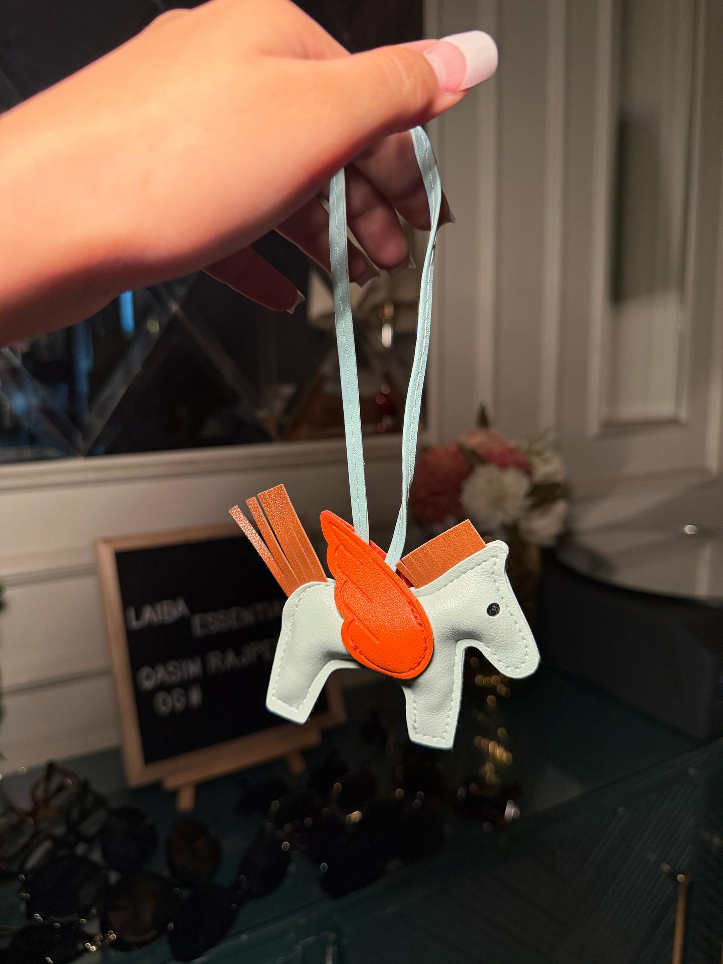 Horse-shaped winged bag charms (IMMEDIATE DELIVERY AVAILABLE)
