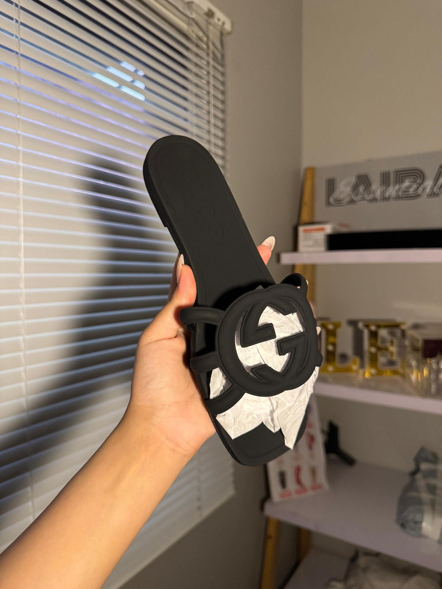 Gucci Double G Black Basic Flats(With Box & Proper Packaging)