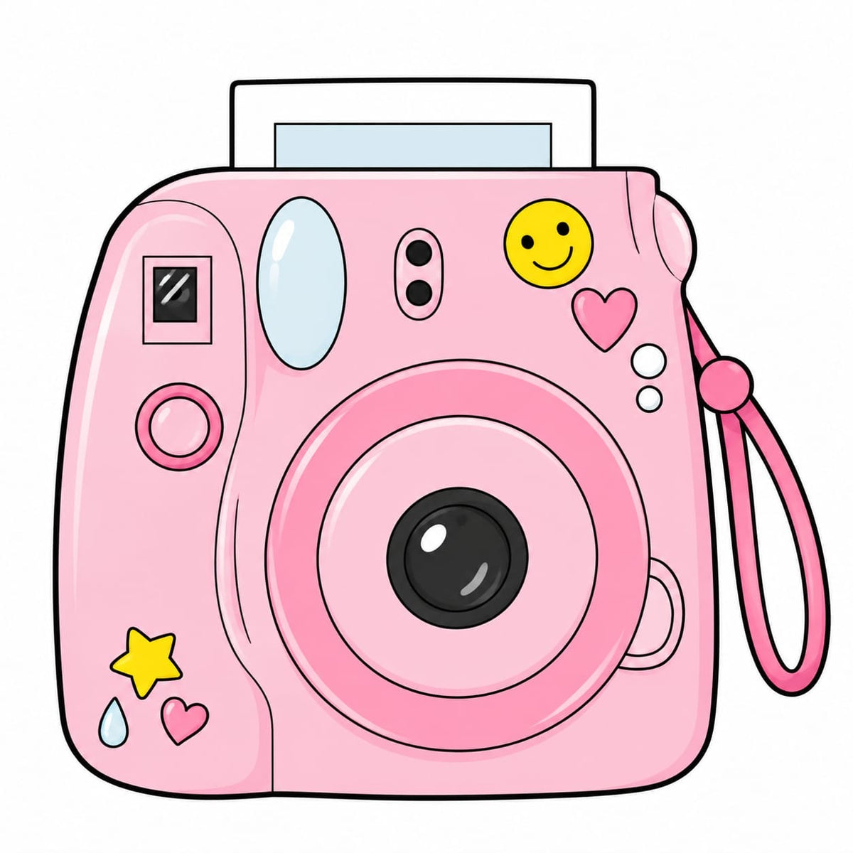 Metal Phone Charm Sticker