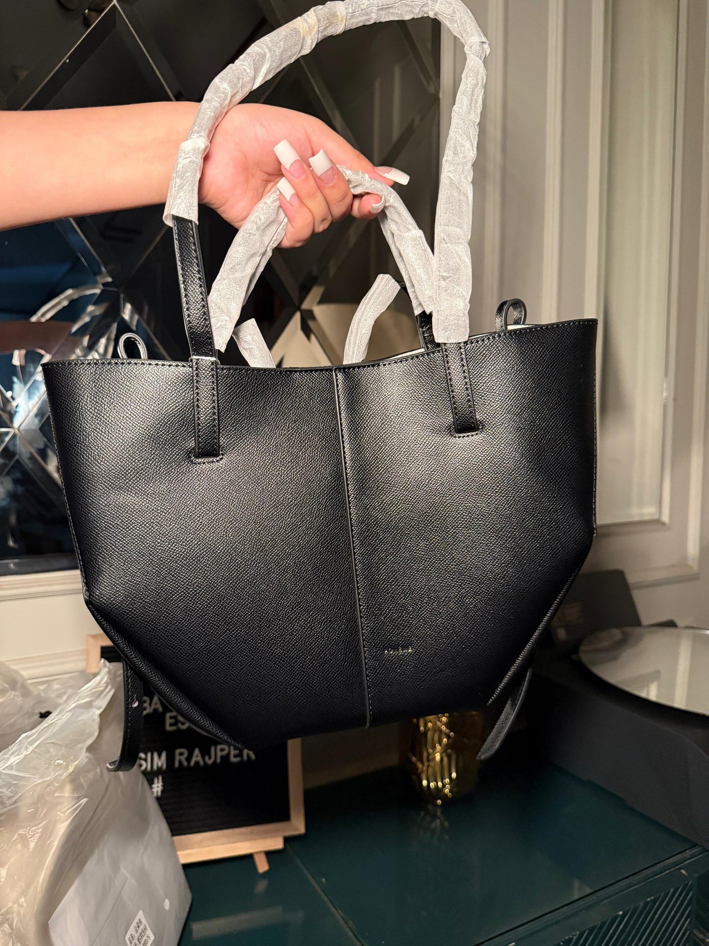 Black Mini Polene Cyme (IMMEDIATE DELIVERY AVAILABLE)