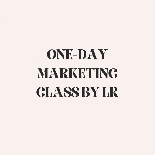 ONE-DAY MARKETING CLASS