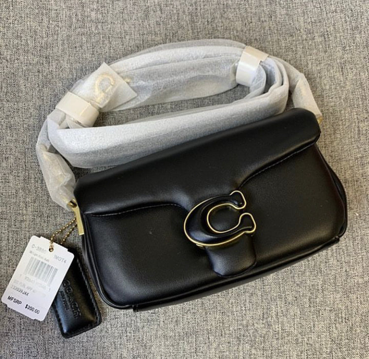 (Small) Black Tabby Coach Shoulder (in stock)