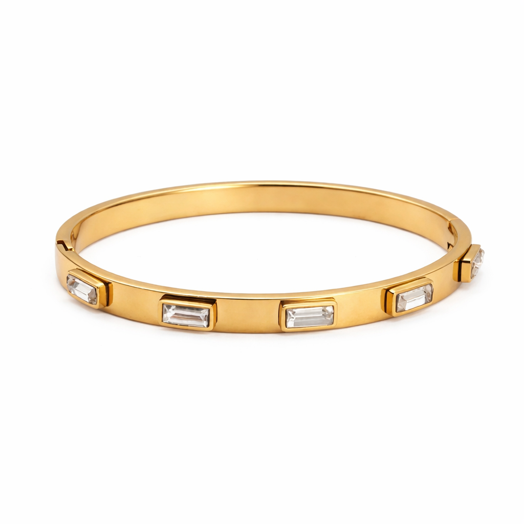 Crystal Bar Luxe Bangle