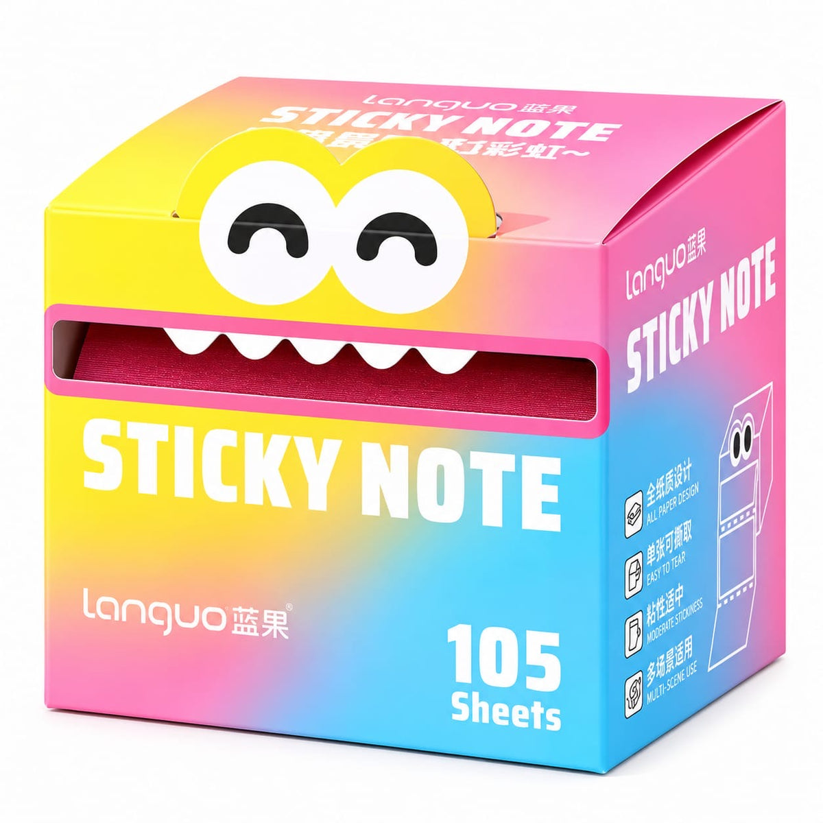 Mr. Paper Pull-Out Transparent Sticky Notes