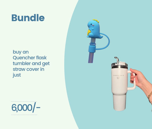 Quenchar flash 40oz Tumblr and Straw cover bundle 8