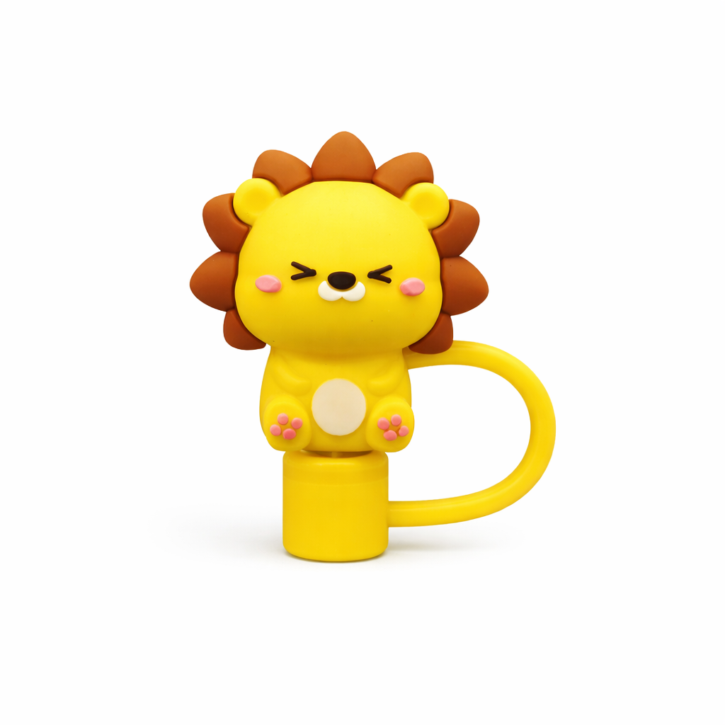 Lion straw cover