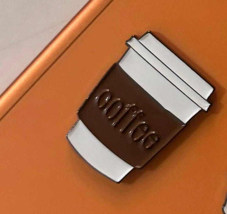 Coffee Mug Metal Phone Sticker