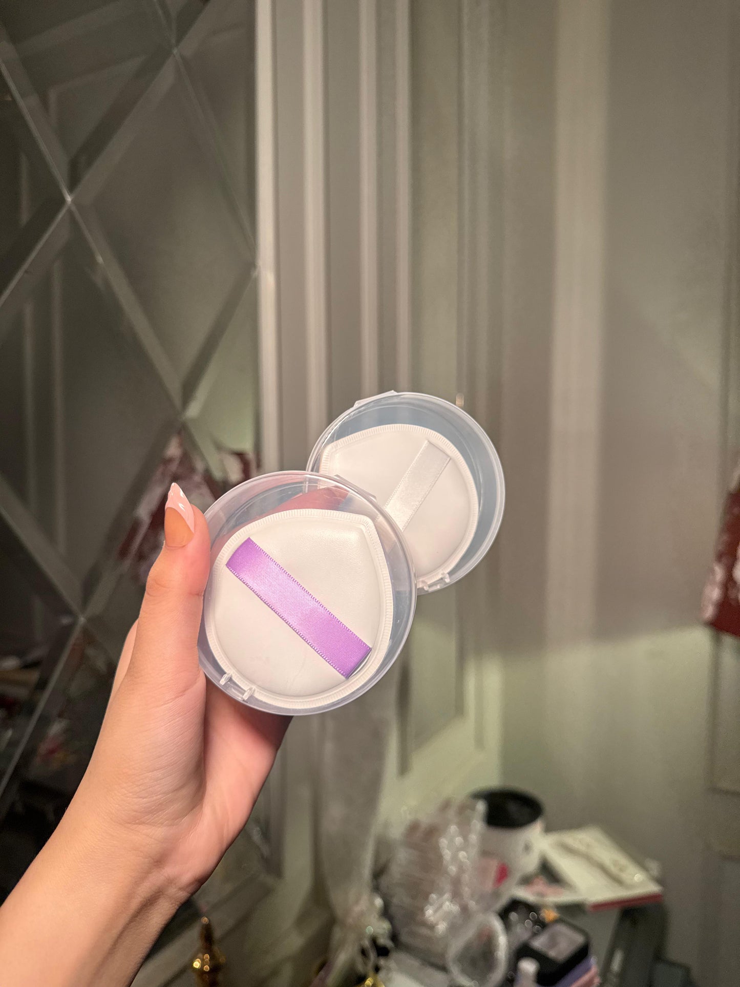 Korean foundation cushion makeup puff