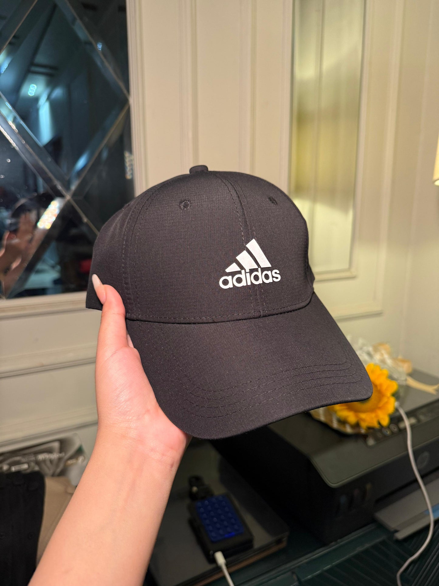 Black adidas cap