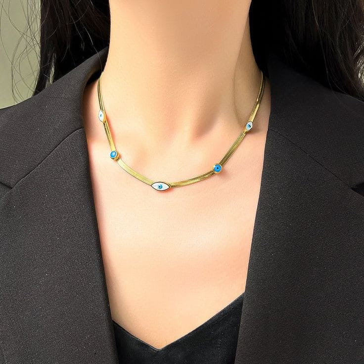 Evil eye necklace