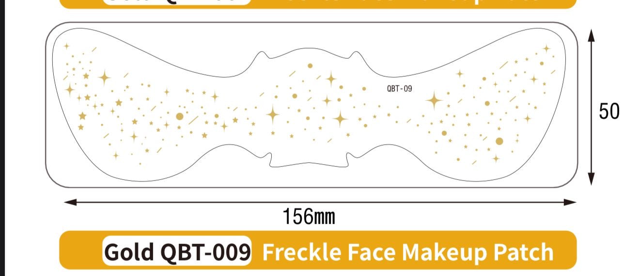 Freckles face makeup patches