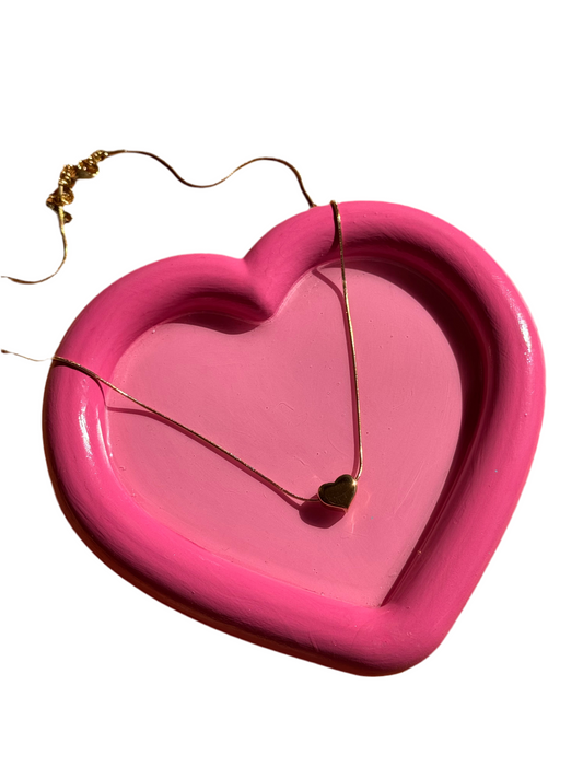 Golden Heartbeat Necklace