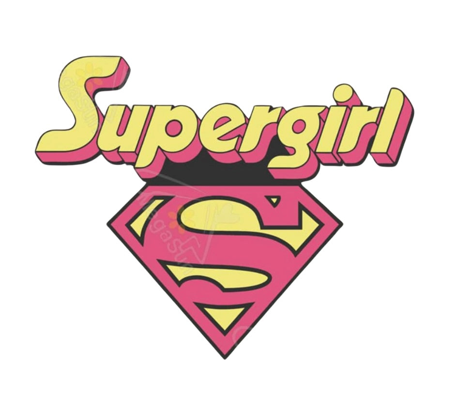 Supergirl Logo Pin – 32 × 25.7 mm Metal Phone Sticker