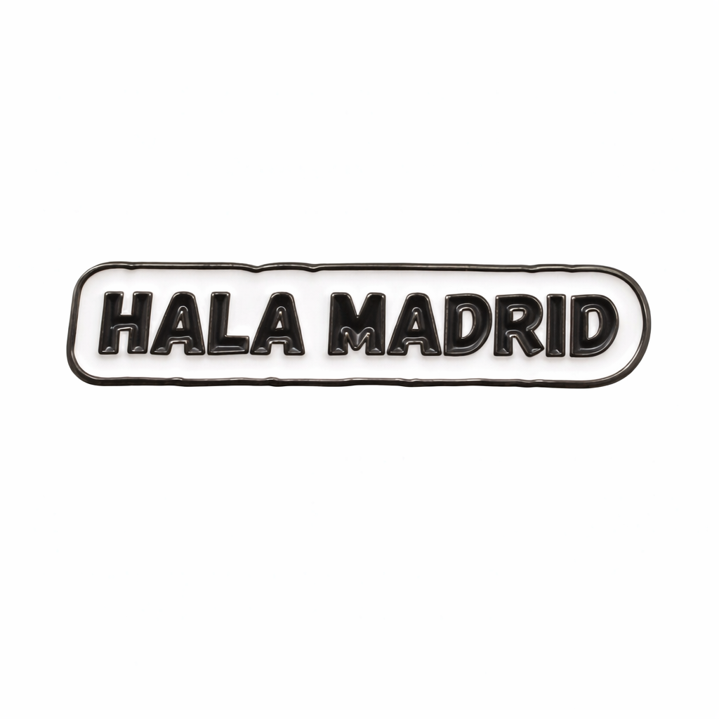 Hala Madrid Football Fan Metal Phone Sticker
