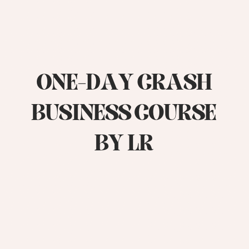 ONE-DAY CRASH BUSINESS COURSE