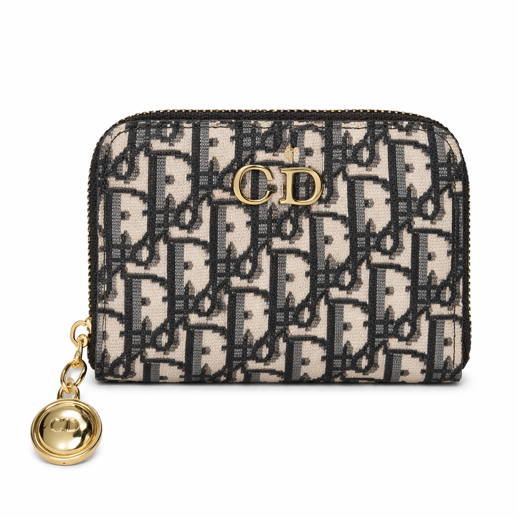 ✨美品✨♡Dior♡ Vintage ♡ ethnic mini wallet Mini Lady Dior Gardenia Wallet Black Cannage Lambskin | DIOR
