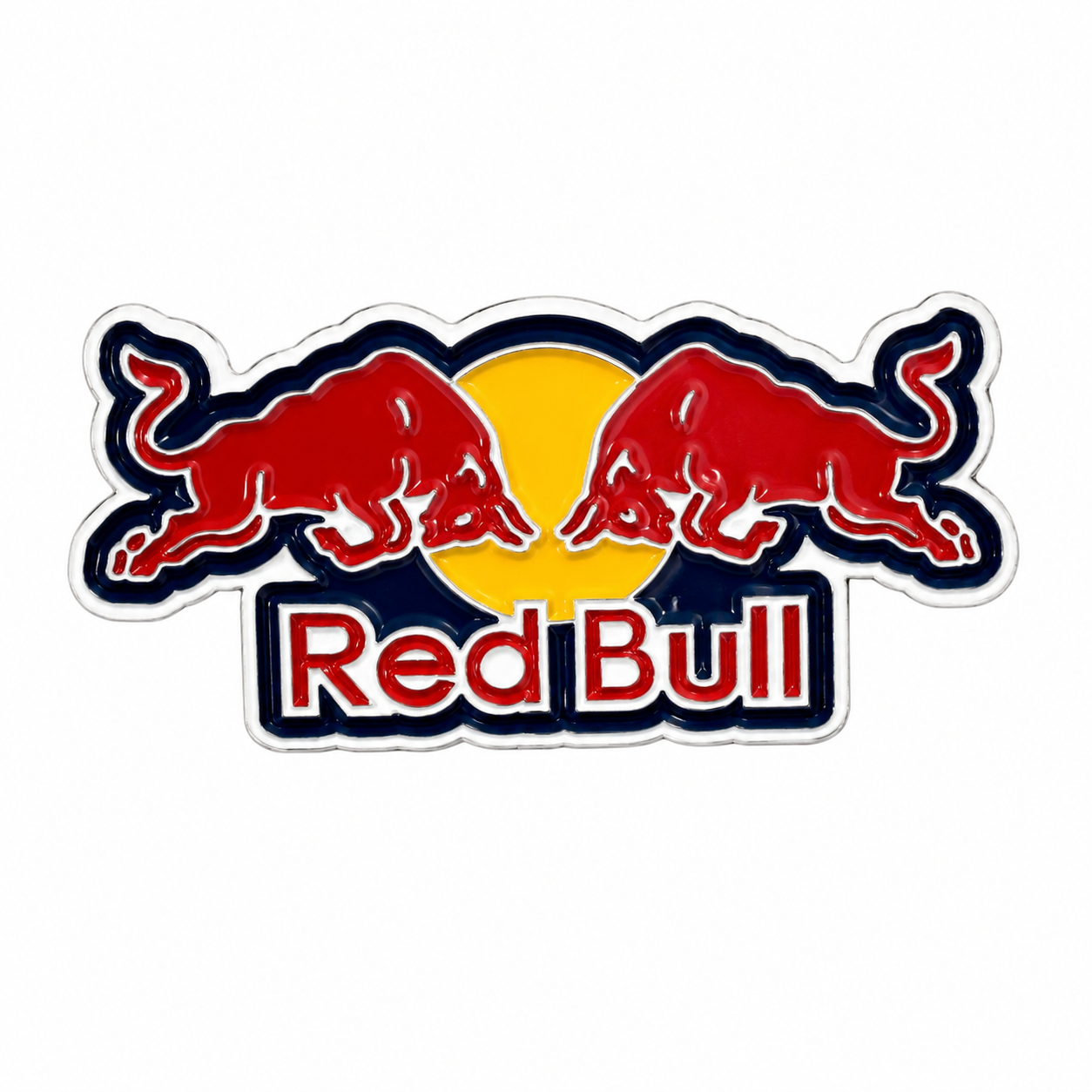 Red Bull Logo – Metal Phone Charm Sticker