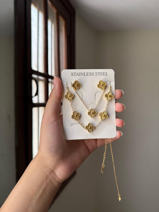 Lumière vancleef set 13mm flower