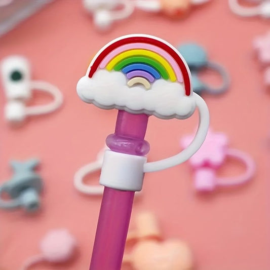 Rainbow straw cover