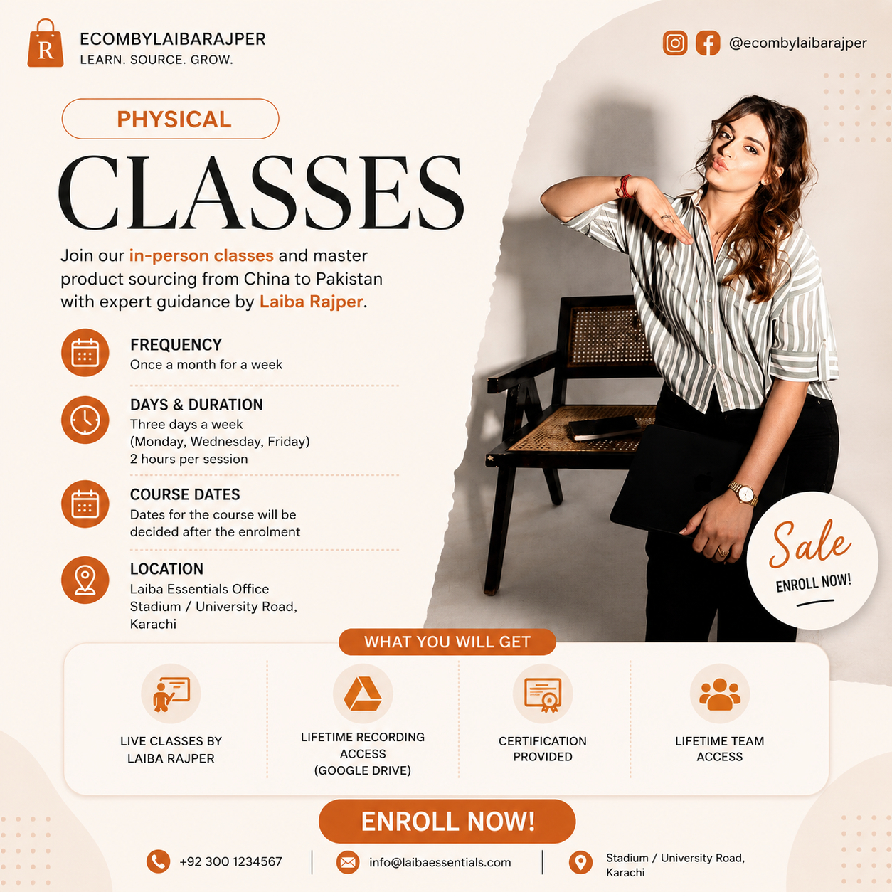 Physical Classes by LAIBA RAJPER