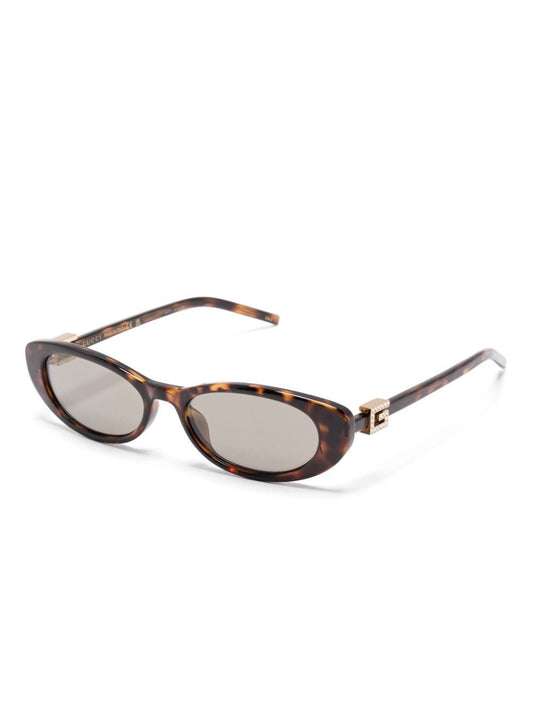 Leopard oval shape Gucci glasses(WITHOUT BOX)