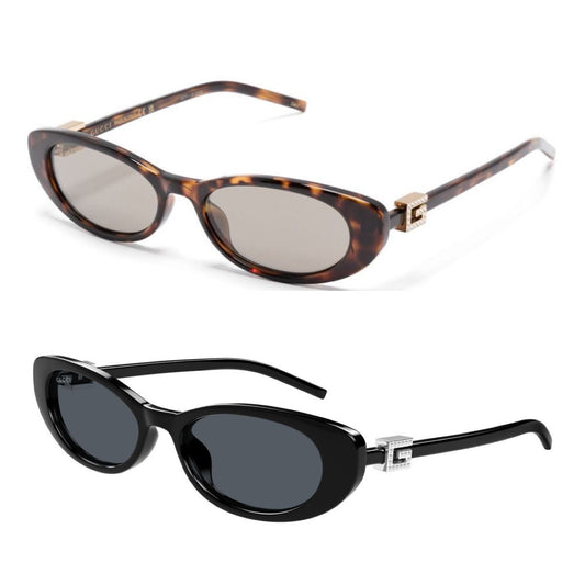 Oval shape Gucci glasses(WITHOUT BOX)