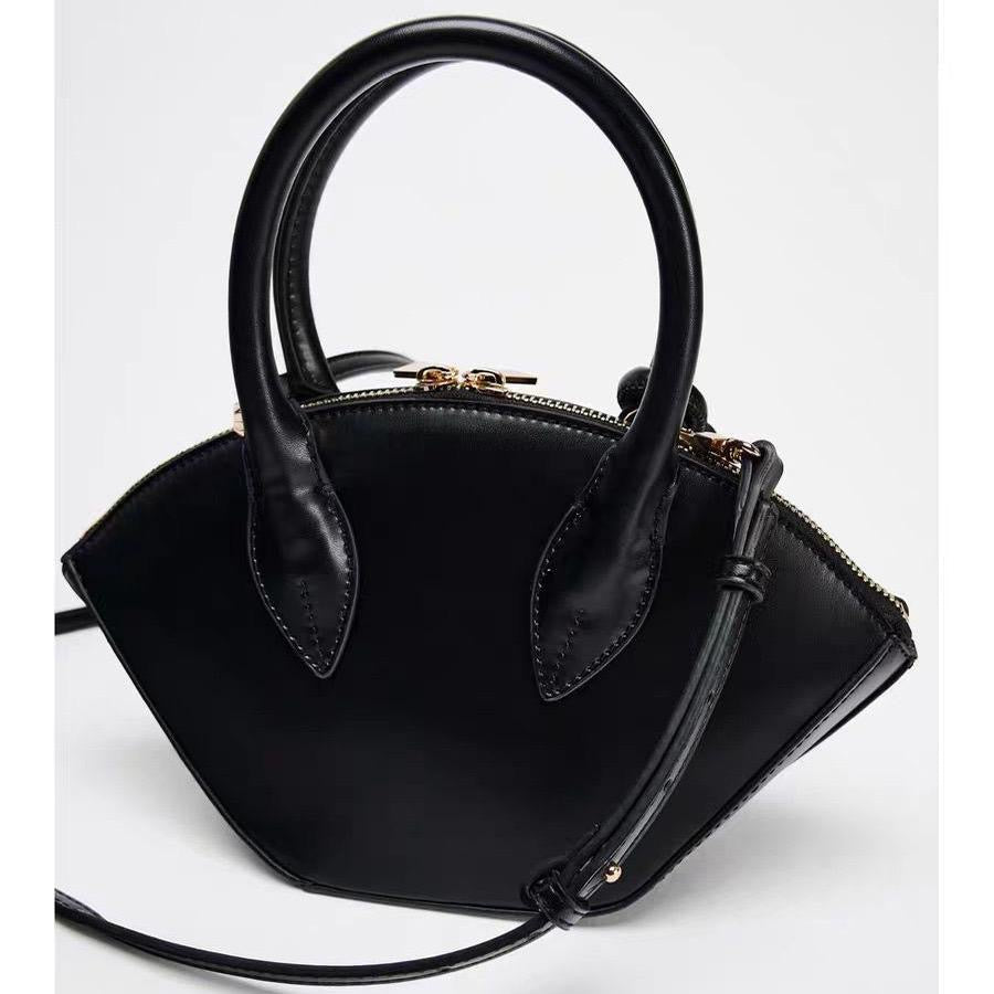Black Double handle Zara leather city bag (own manufactured) (15 to 20 days )
