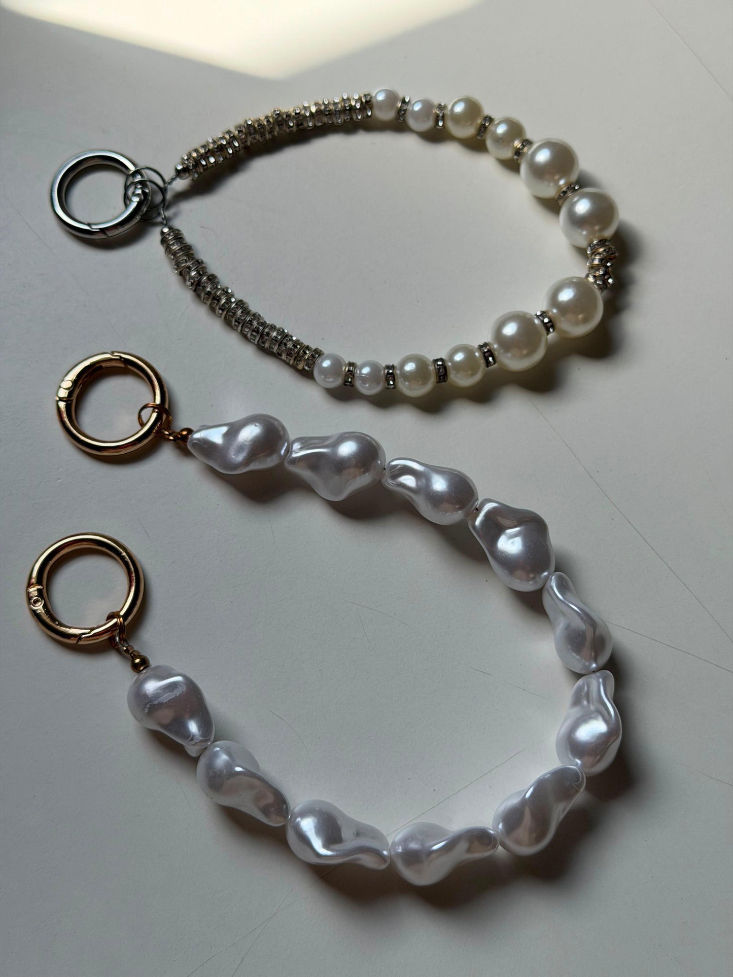 Pearl phone charm