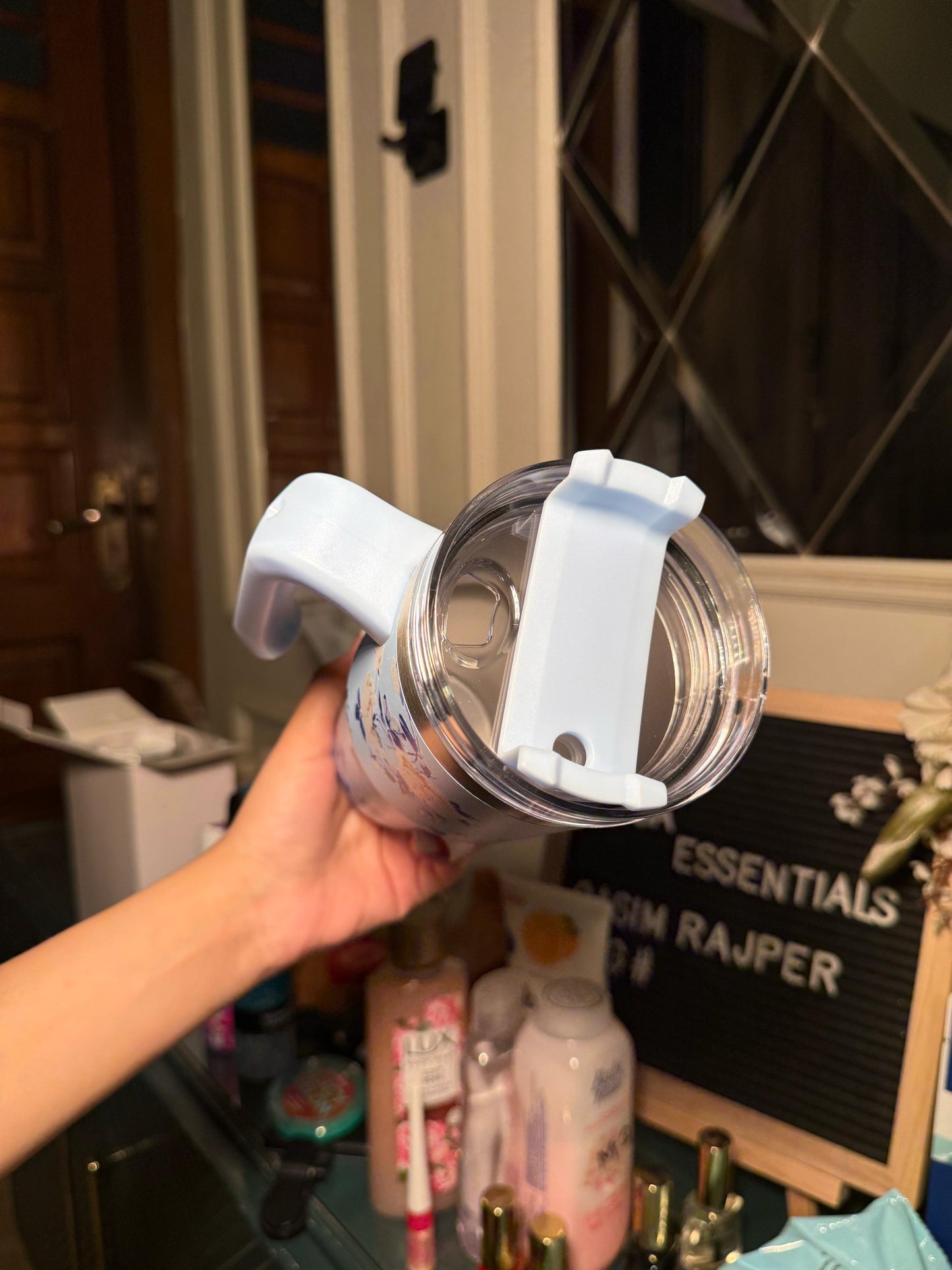 Blue Blossom Mini Stanley Tumbler 20oz (IMMEDIATE DELIVERY AVAILABLE)