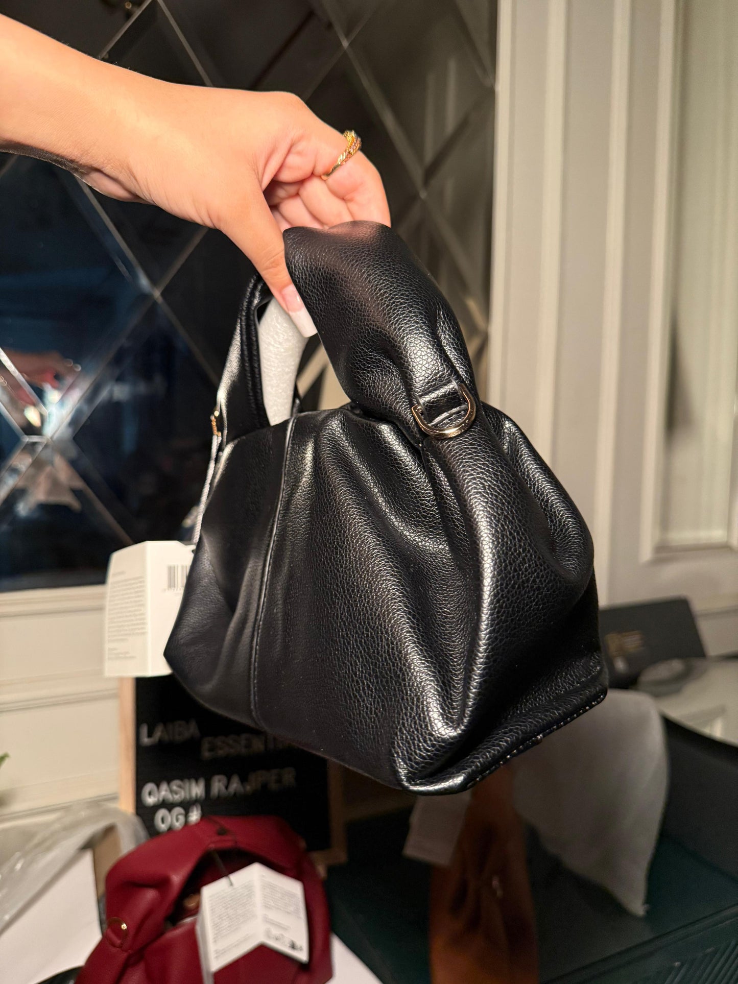 Black Mini Polene Numero Neuf (IMMEDIATE DELIVERY AVAILABLE)