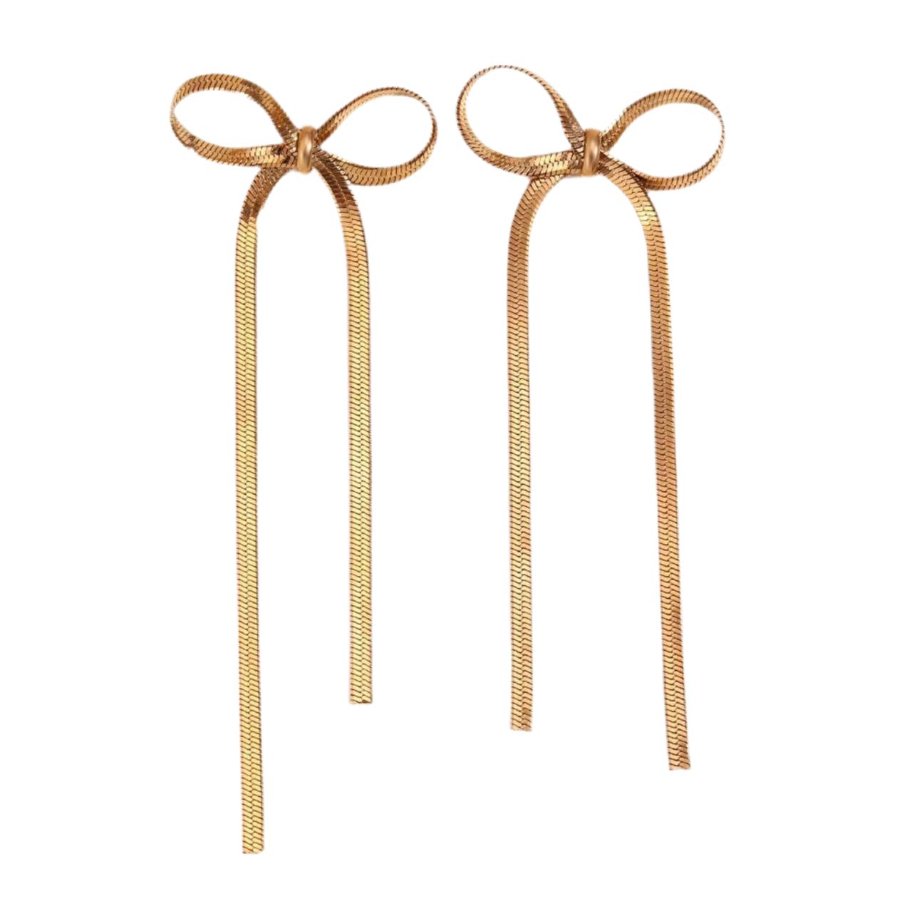 Golden Bow earring