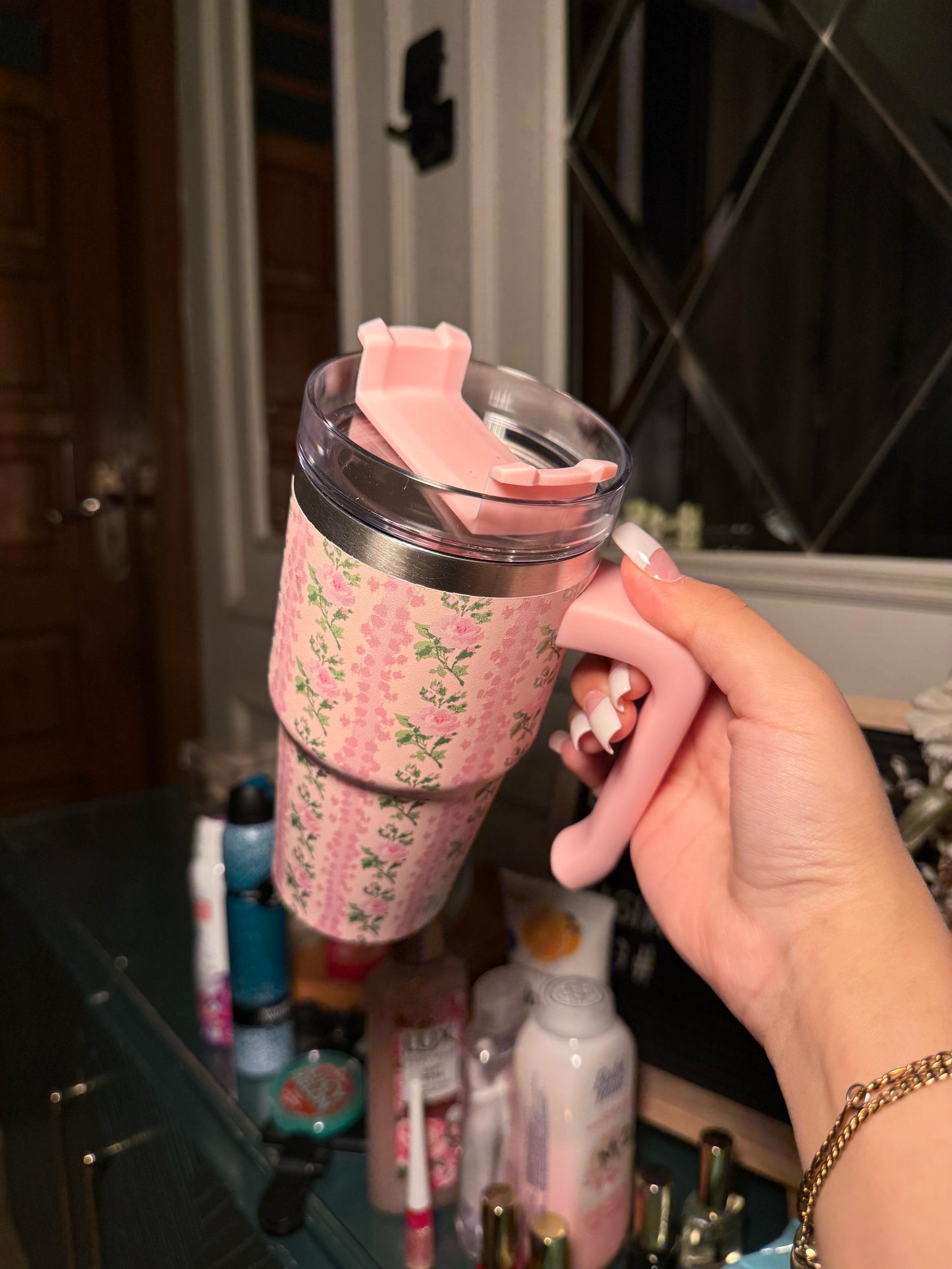 Petal Lace Mini Stanley Tumbler 20oz (IMMEDIATE DELIVERY AVAILABLE)