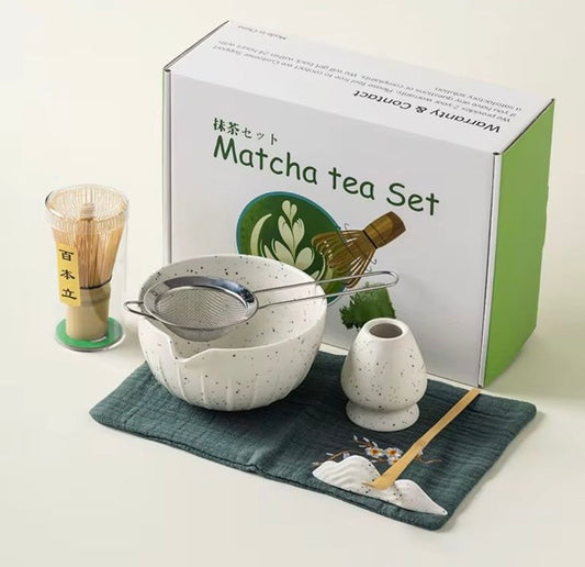 White Matcha Tea Set (IMMEDIATE DELIVERY AVAILABLE)