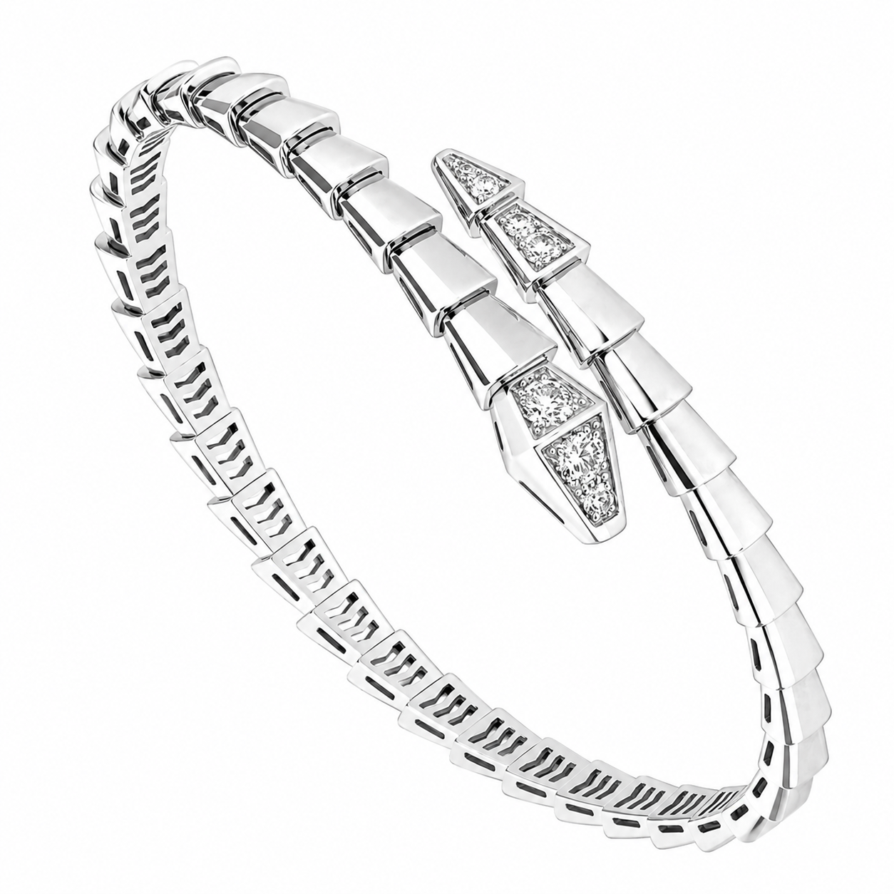 BVLGARI Silver Serpenti Viper Bracelet