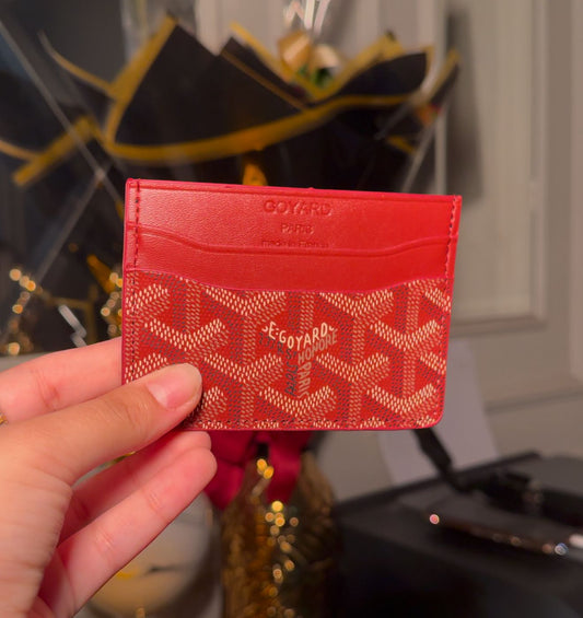 Maroon go yard card holder with box(in stock)