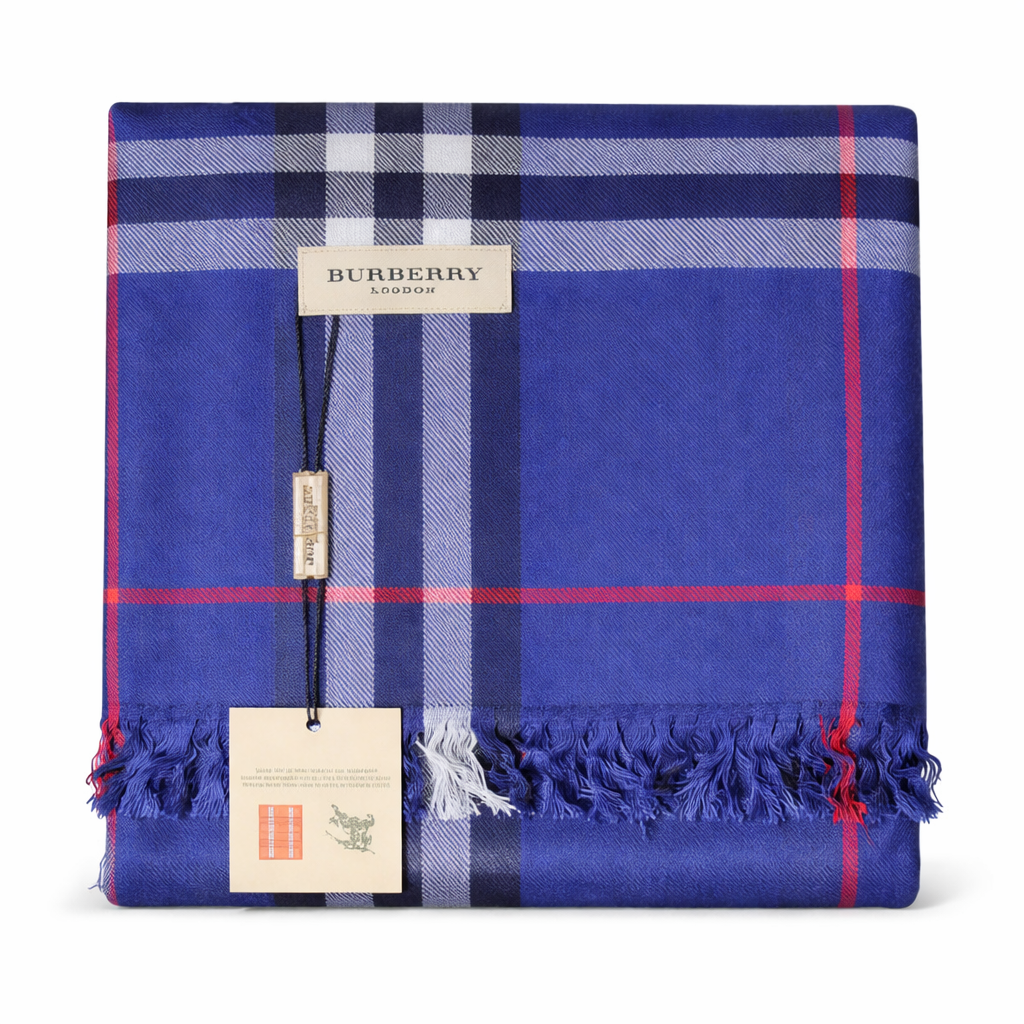 Burberry Blue scarf/ stole (IMMEDIATE DELIVERY AVAILABLE)