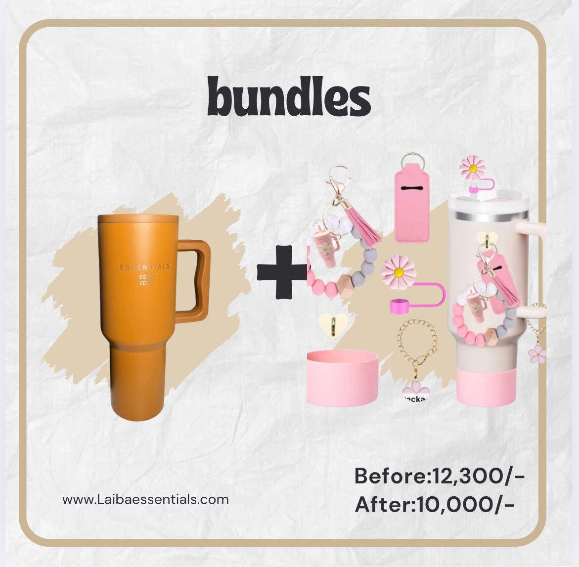 MUSTARD TREK TUMBLER BUNDLE