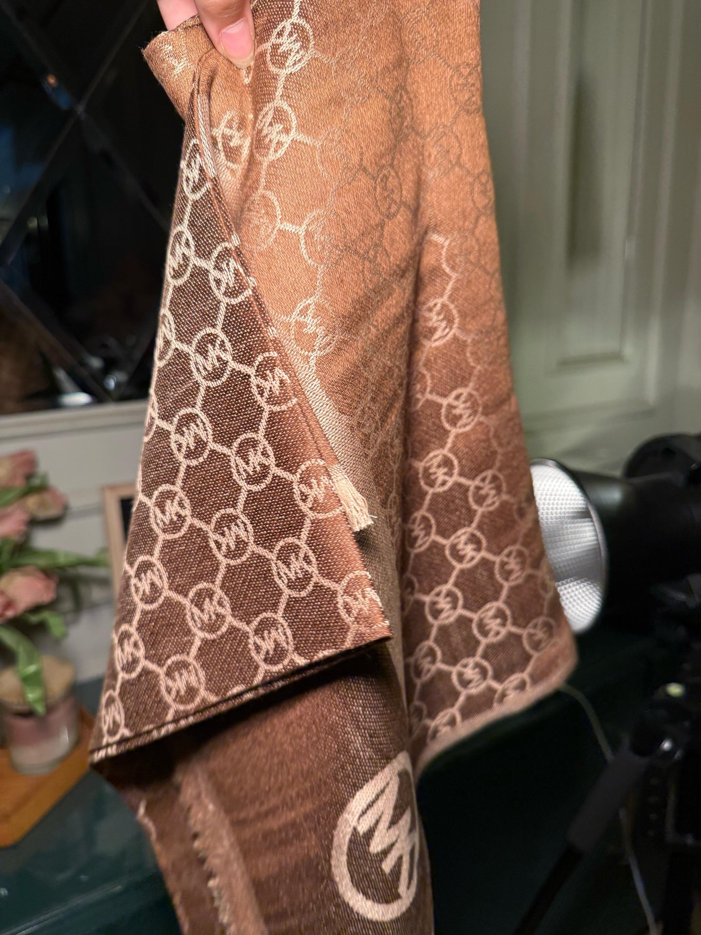 MICHEAL KORS Brown scarf/ stole (IMMEDIATE DELIVERY AVAILABLE)