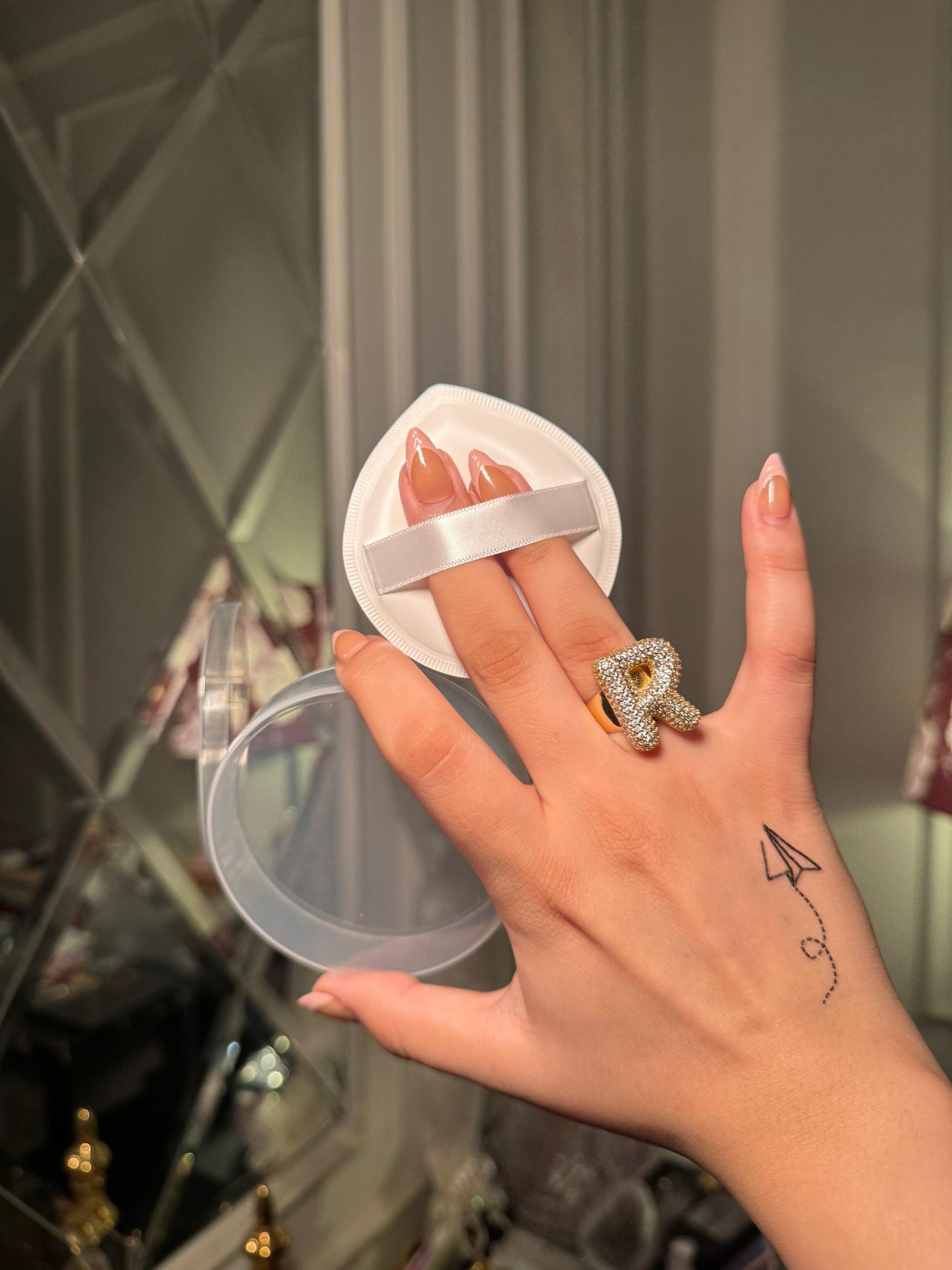 Korean foundation cushion makeup puff