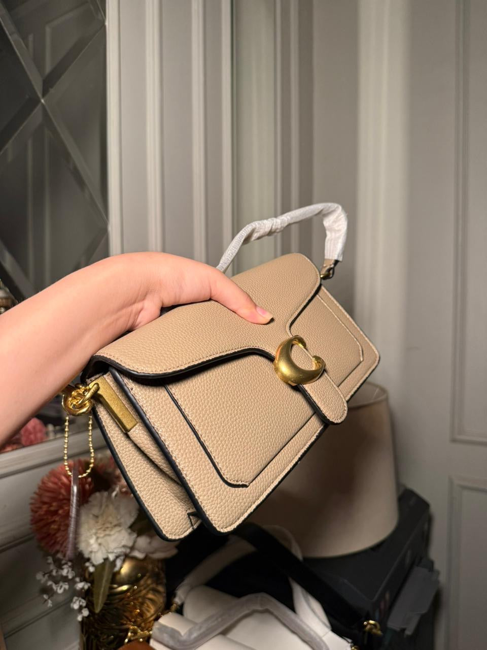 Dust TABBY COACH SHOULDER BAG (WITH BOX) (IMMEDIATE DELIVERY AVAILABLE) 26CM