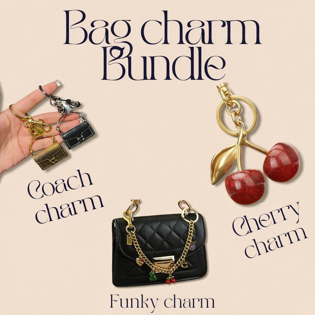 Bag Coach Charm Bundle